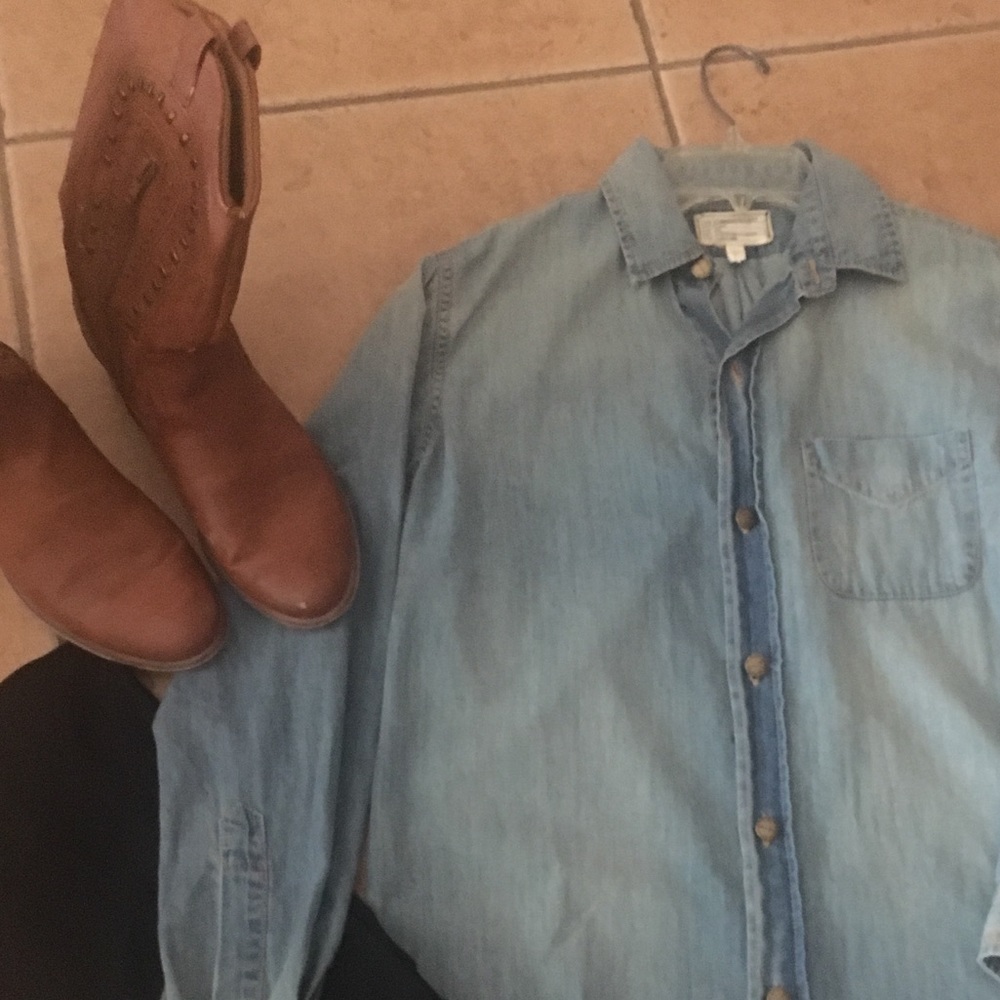 Current Elliott Denim Shirt size 1
